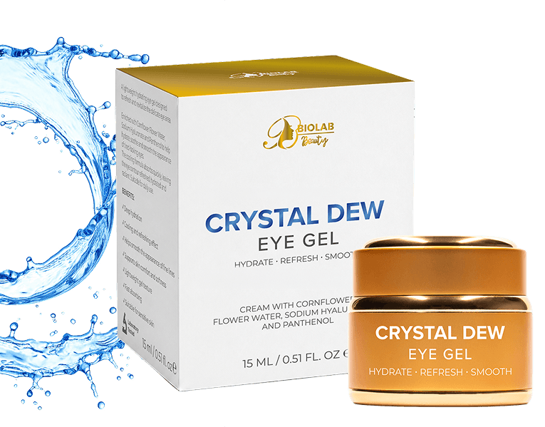 Crystal Dew Eye Gel – balení a kelímek